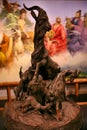 Statue of five goats symbol of Guangzhou. Royalty Free Stock Photo